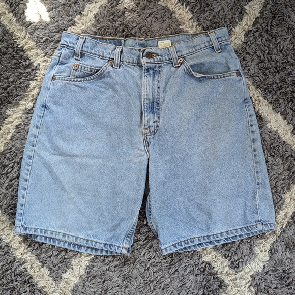 Levi's Pants - Retro Levi’s 550 Light-Wash Denim Jorts Vintage 1990’s Size 34"